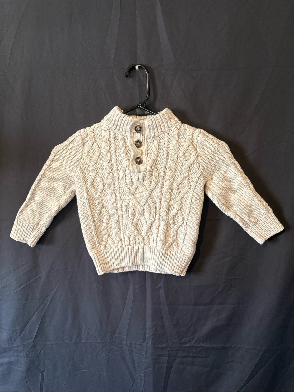 BabyGap Cable-Knit Henley Sweater